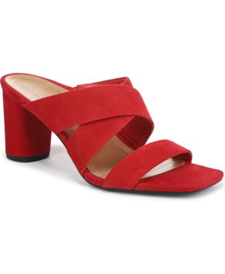 Womens Merlot Slide Sandals