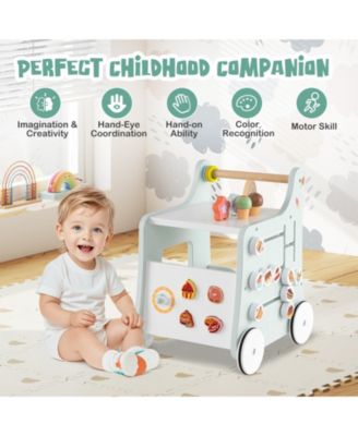 Kids 2-in-1 Walker with Storage and Ice Creams for 1+ Years Old