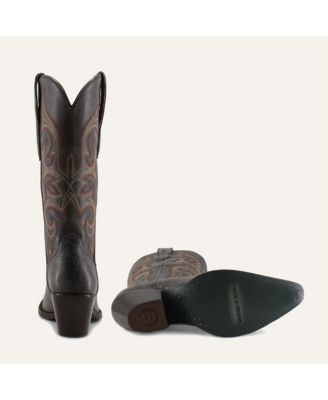 Tessa Fine Leather Cowgirl Boots - Stylish Western Footwear & Comfort By Buck & Brana