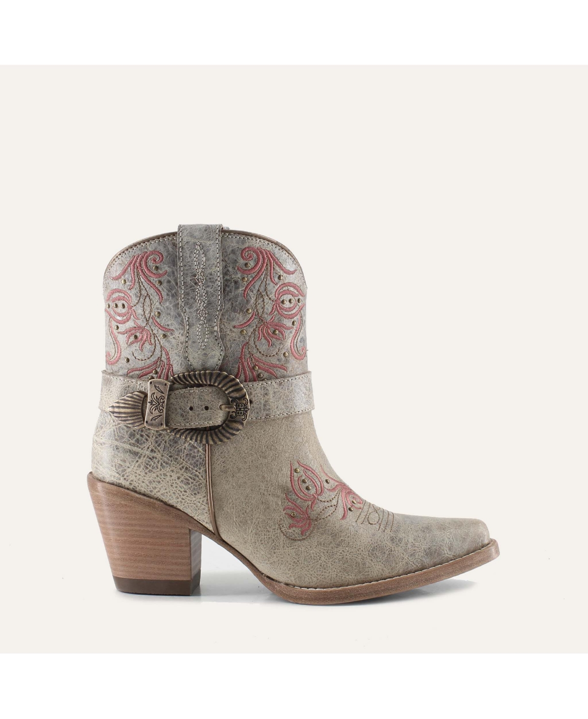 Madison Leather Cowgirl Boots - Stylish Western Footwear & Comfort By Buck & Brana - Sand