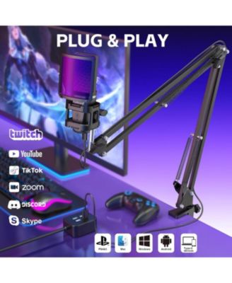 Gaming USB Microphone a68s-us and d65k Furry Cover