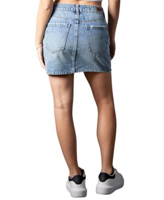Women's On The Edge Denim Mini Skirt