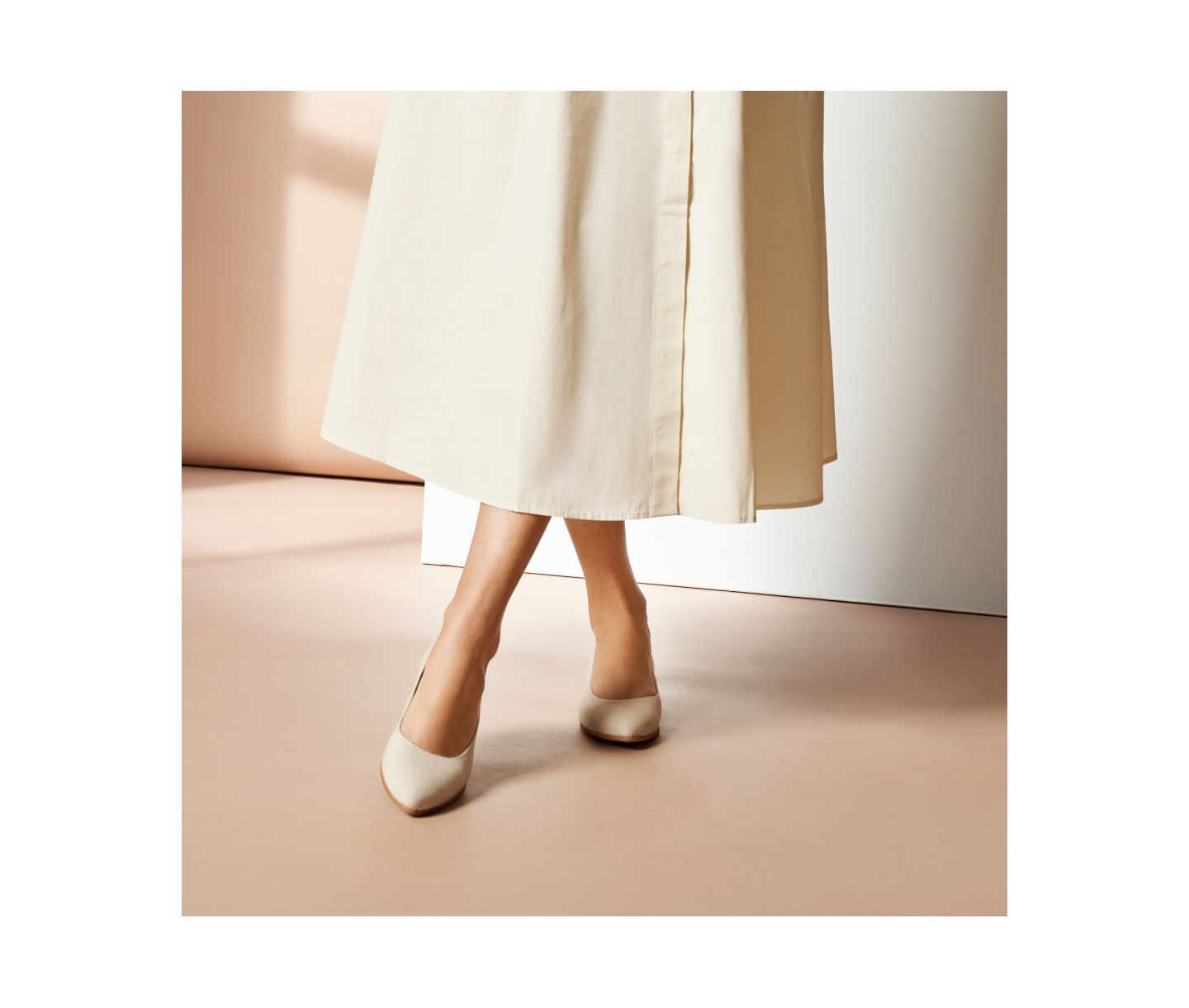 Женские сандалии VISCATA Rubina Canvas Espadrille Flats Slip on, цвет: Бежевый — фото 6
