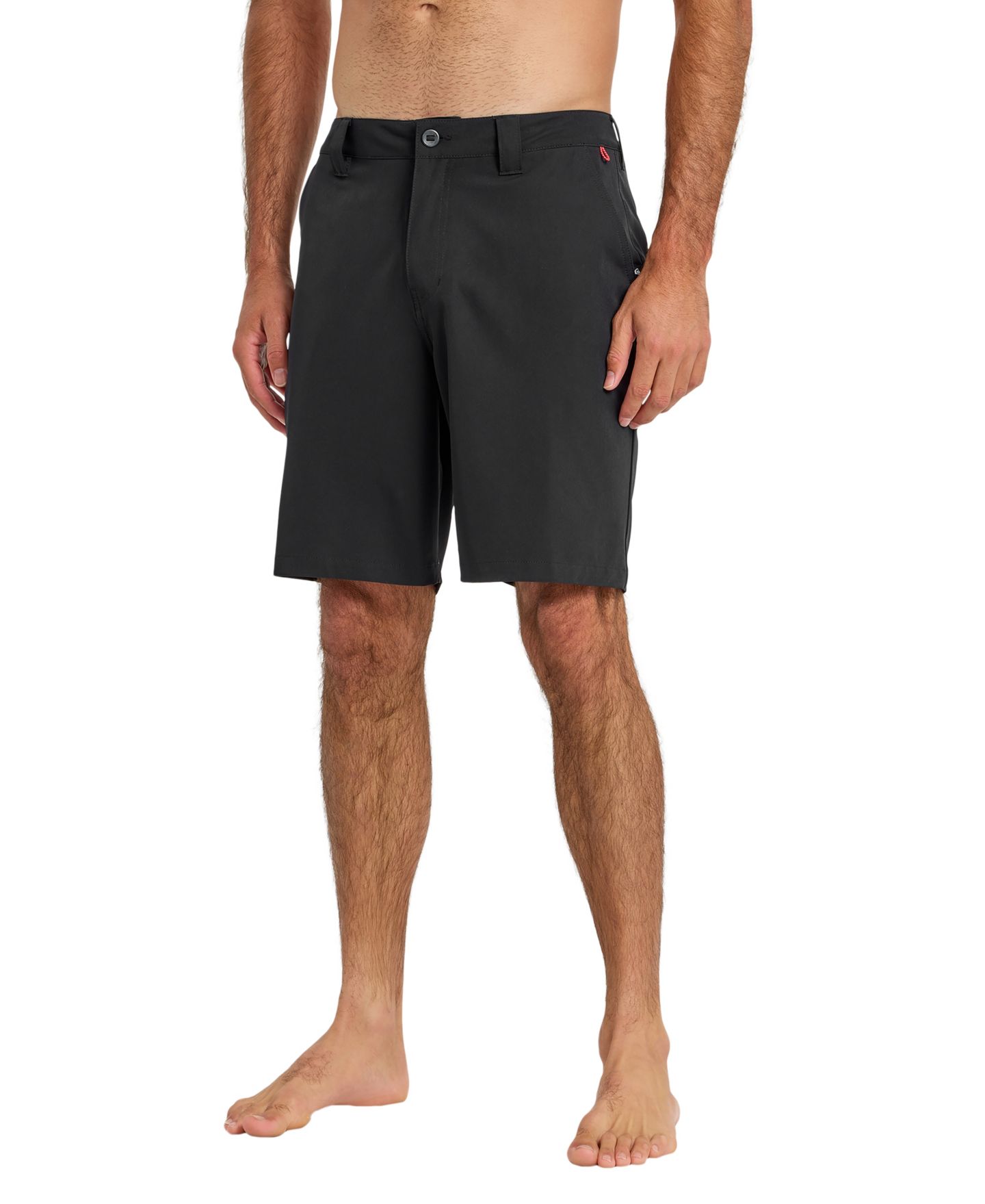 Мужские шорты Quiksilver Union Amphibian Hybrid Shorts, 20" Outseam, цвет: Чёрный — фото 3