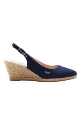 Women's Palomera Canvas Espadrille Wedges Slingback