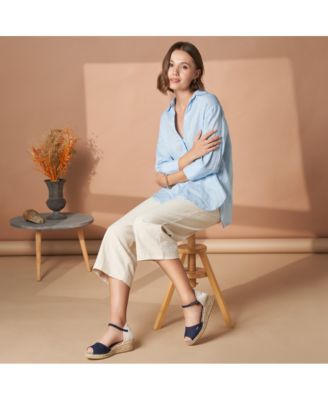 Cavall Canvas Espadrille Sandal Wedges