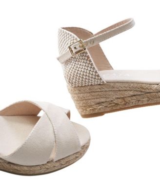 Salina Canvas Espadrille Sandal Wedges