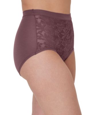 Women's Breathe Lace High-Rise Brief Underwear DFCLBF