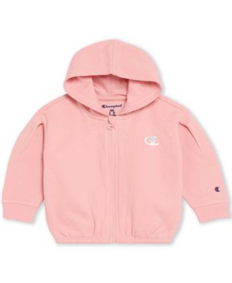 Baby Girls 3-Piece Short Sleeve T-Shirt, Full Zip Hoodie and Joggers Set