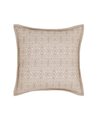 Rosewood Quilted Square Decorative Pillow, 16" x 16"