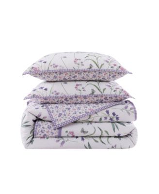 Nola Floral 3-Pc. Quilt Set, Full/Queen