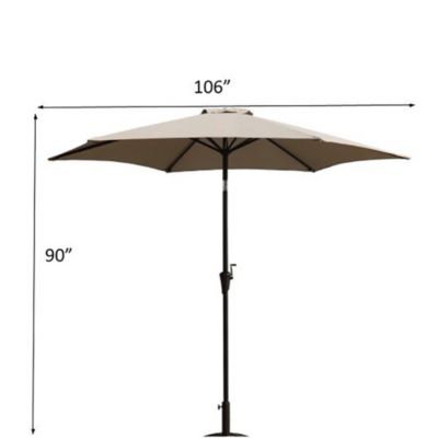 9' Pole Umbrella With Carry Bag