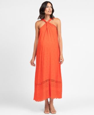 Seraphine Women's Maternity Halter Neck Dress - Macy's
