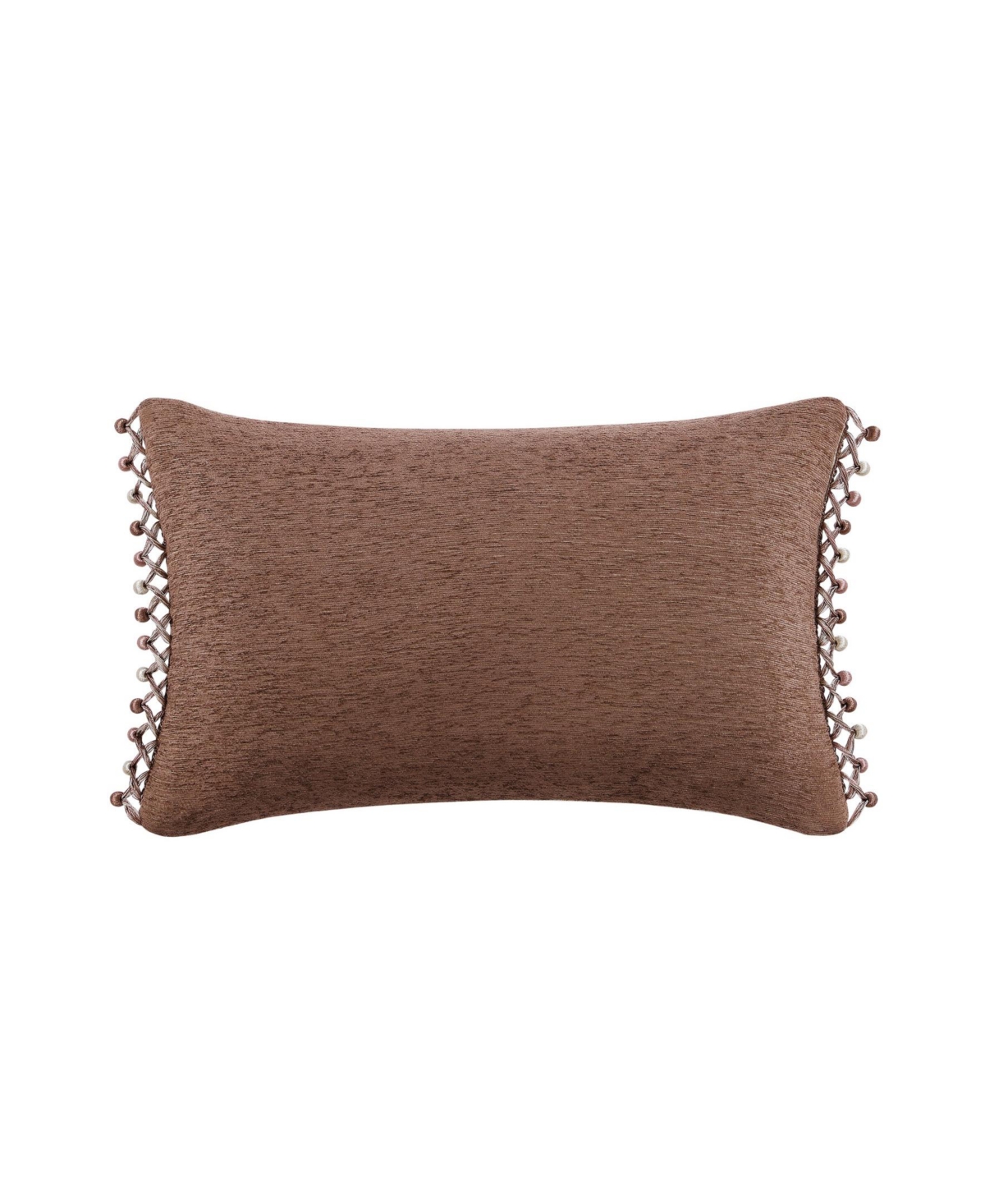 J Queen New York Weston Boudoir Decorative Pillow, 15" X 21" In Brown
