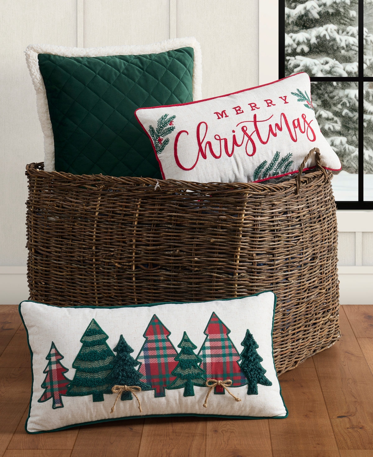 J Queen New York Heathered Pillow Boudoir Decorative Pillow, 12" X 24" In Multi