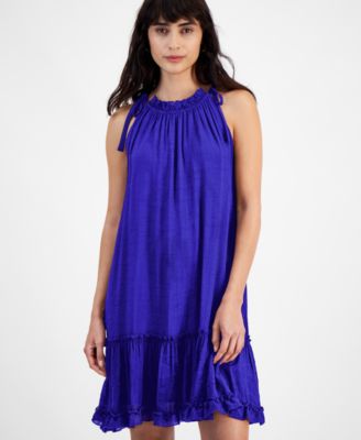 Women's Ruffled A-Line Dress