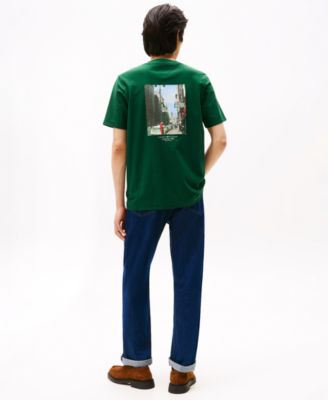 Men's Photo Print Graphic Cotton T-Shirt