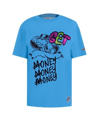 Women's Blue Monopoly Boyfriend T-Shirt