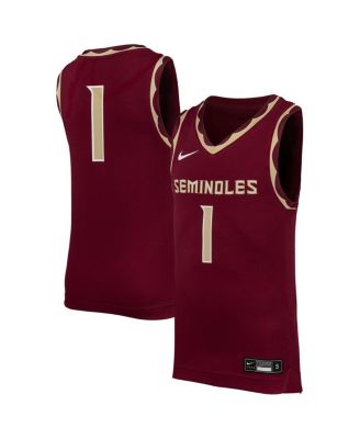 Nike - Big Boys and Girls 1 Garnet Florida State Seminoles Replica Basketball Jersey