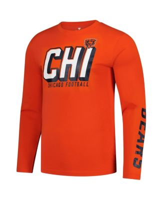 Men's Orange Chicago Bears Long Sleeve T-Shirt