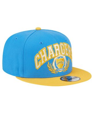 Men's Powder Blue/Gold Los Angeles Chargers Team Establish 9FIFTY Snapback Hat