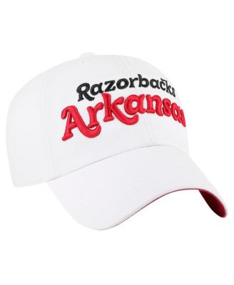 Women's White Arkansas Razorbacks Pensacola Clean Up Adjustable Hat