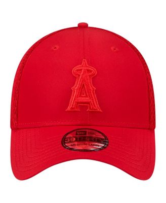 Men's Red Los Angeles Angels Team Tone 39THIRTY Flex Hat
