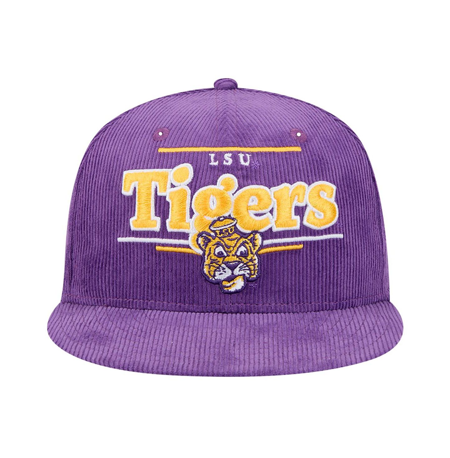 Мужская кепка New Era Purple LSU Tigers Display 9FIFTY Snapback Hat — фото 2