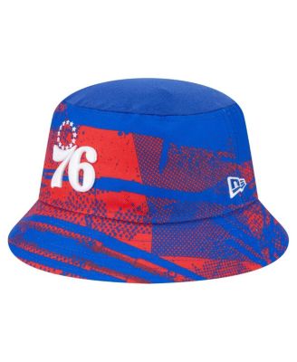 New Era - Men's Royal/Red Philadelphia 76ers Tip-Off Bucket Hat
