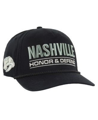 '47 Brand - Men's Black Nashville Predators OHT Military Appreciation Homeland Honor and Defend Hitch Adjustable Hat