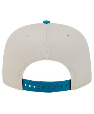 Men's Stone/Teal Jacksonville Jaguars Athletic Golfer Snapback Hat