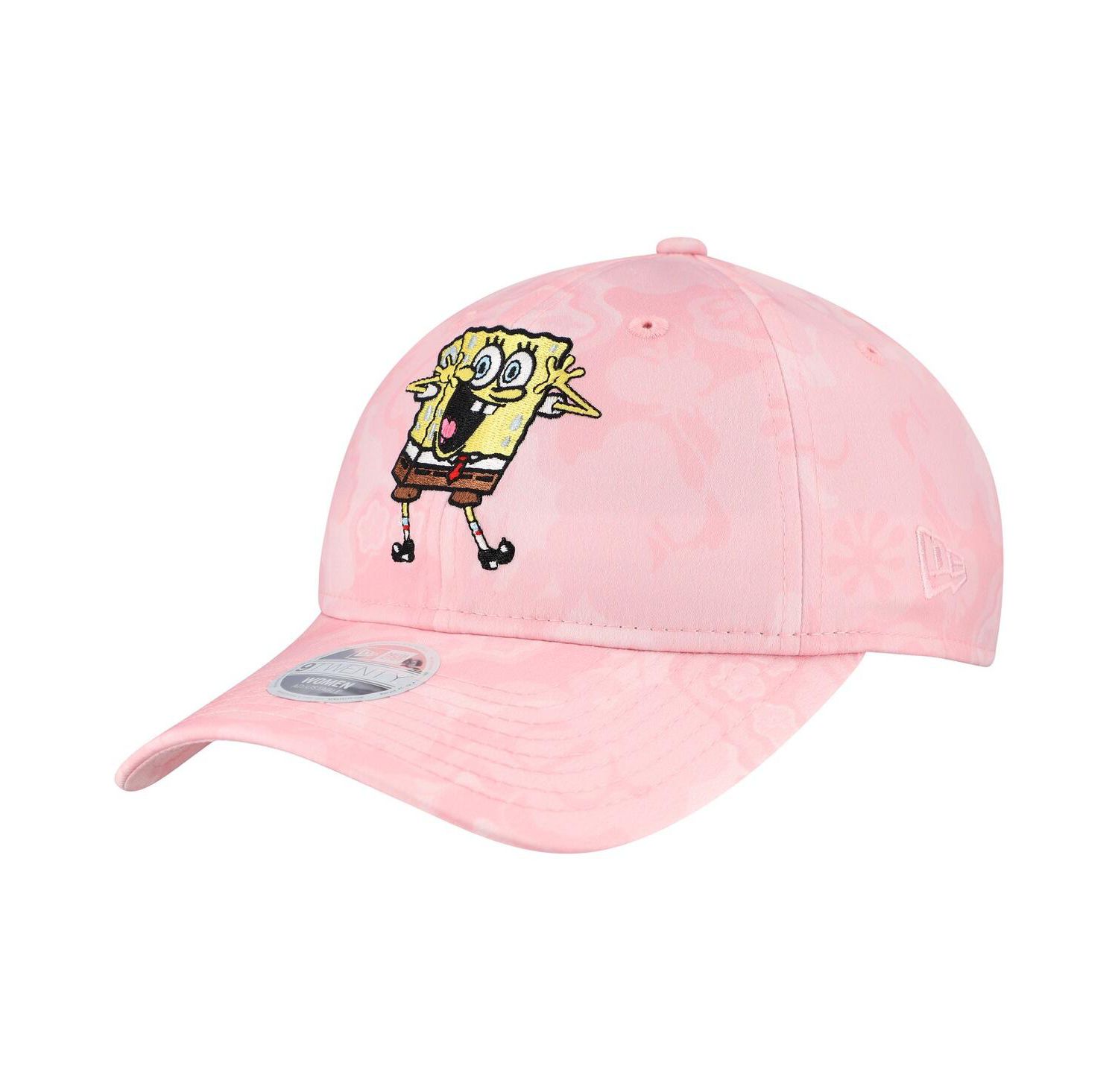 Women's Light Pink SpongeBob SquarePants Adjustable Hat