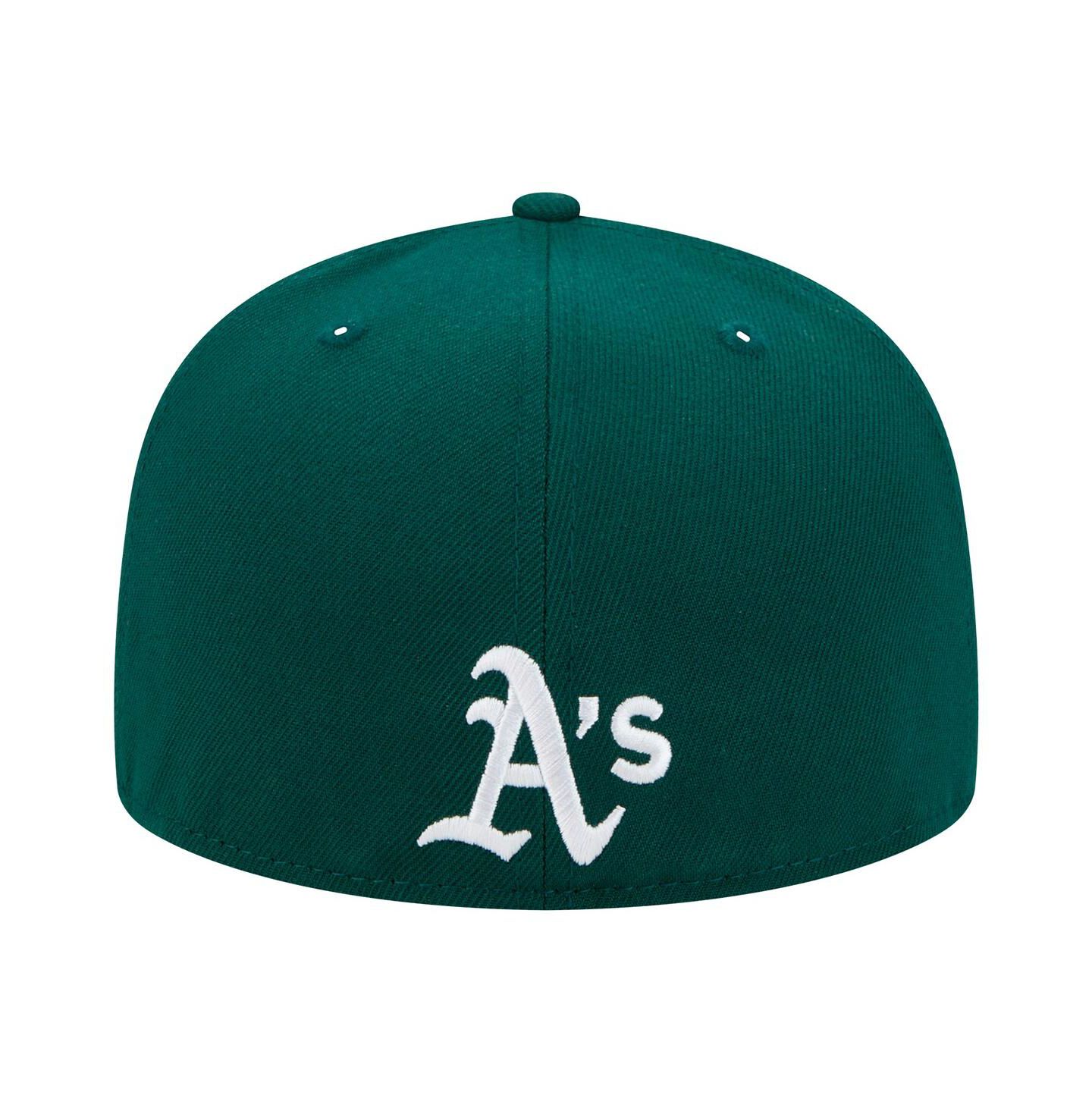 Мужская кепка New Era Green Oakland Athletics Ransom 59FIFTY Fitted Hat — фото 4