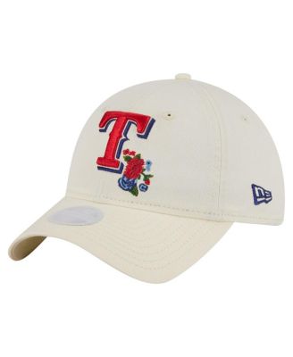 New Era - Women's Cream Texas Rangers Floral 9TWENTY Adjustable Hat