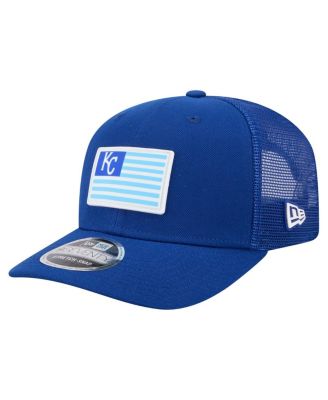 New Era - Men's Royal Kansas City Royals Flag 9SEVENTY Stretch-Snap Hat