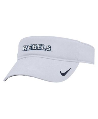Nike - Men's White Ole Miss Rebels 2025 On-Field Ace Performance Adjustable Visor