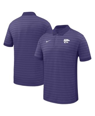 Nike - Men's Purple Kansas State Wildcats 2025 Early Season Coaches Sideline Victory Stripe Performance Polo Shirt