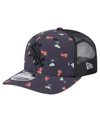 New Era - Men's Navy Chicago White Sox Adventure Drinks Pattern 9SEVENTY Stretch-Snap Hat