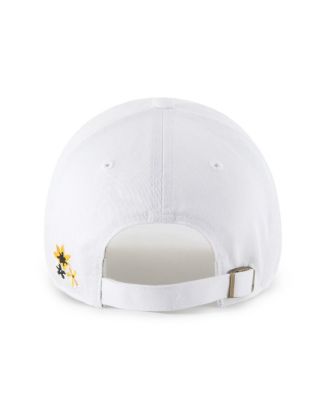 Women's White Pittsburgh Pirates Flower Power Clean Up Adjustable Hat
