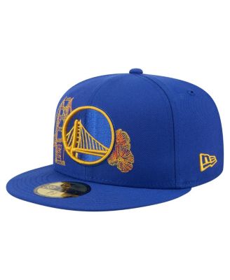 New Era - Men's Royal Golden State Warriors State Stitch 59FIFTY Fitted Hat