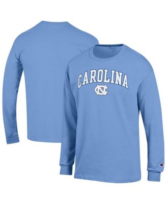 Champion - Men's Carolina Blue North Carolina Tar Heels Arch Over Logo Long Sleeve T-Shirt
