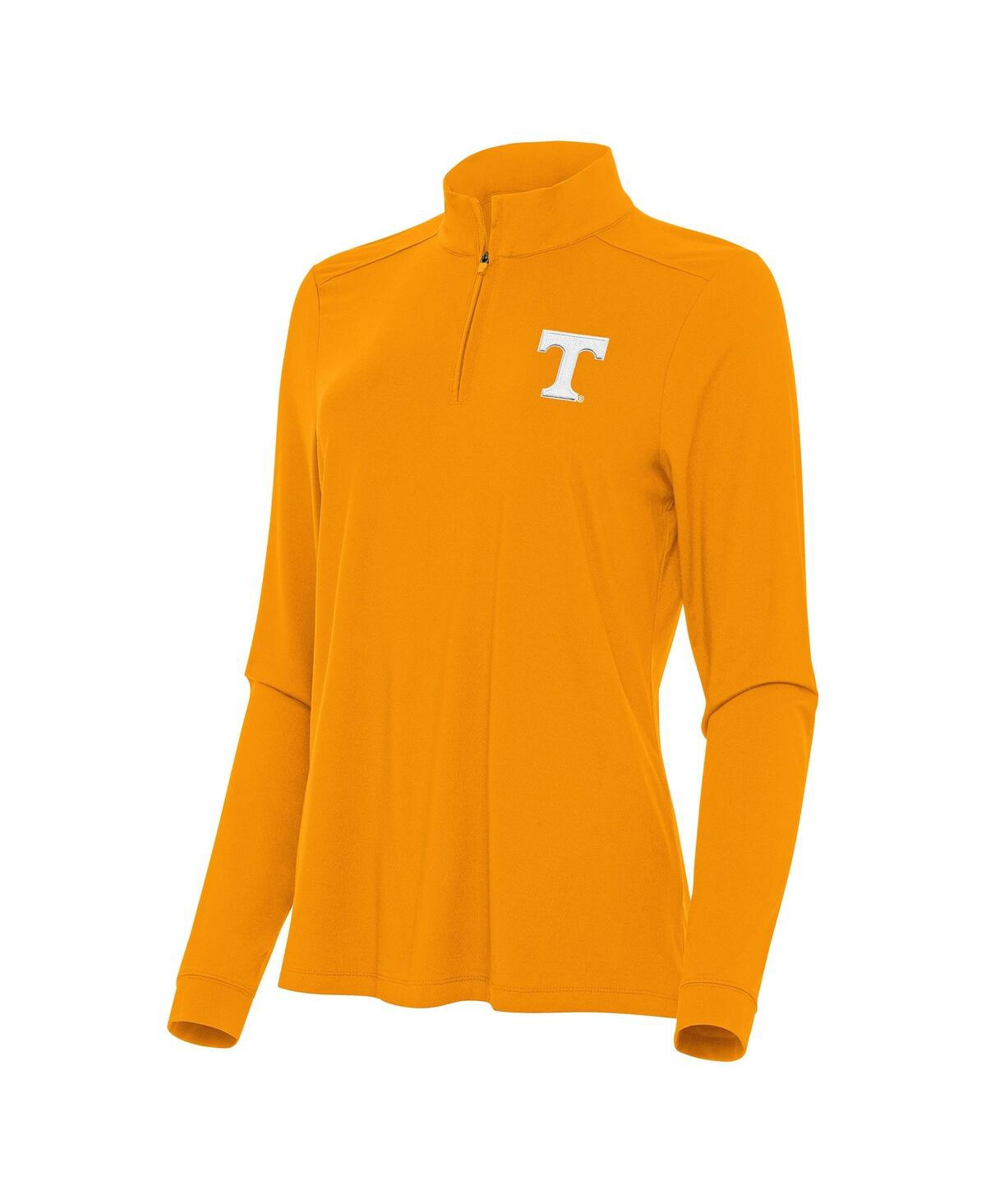 Women's Tennessee Orange Tennessee Volunteers Intent Quarter-Zip Top - Tennessee Orange
