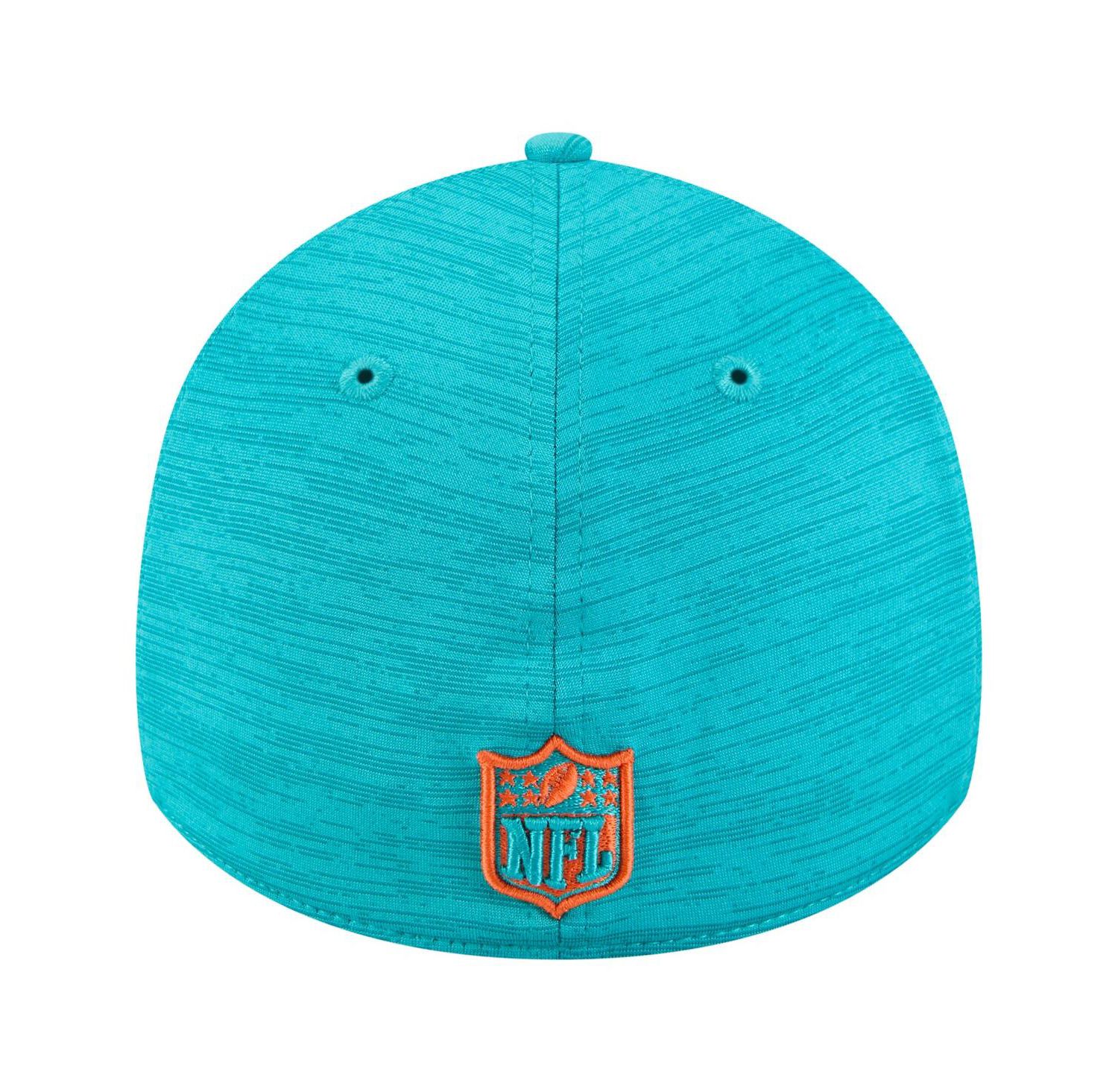 Men's Aqua Miami Dolphins Stripes 39THIRTY Flex Hat