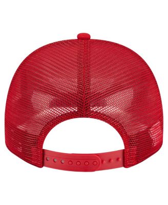 Men's Red Washington Capitals Vintage Team Rope A-Frame 9FIFTY Snapback Hat