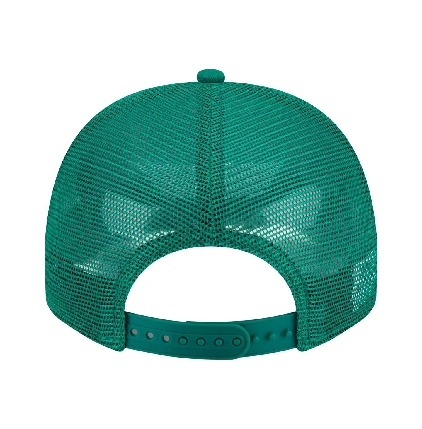 Мужская кепка New Era Kelly Green Boston Celtics Vintage Team Rope A-Frame 9FIFTY Snapback Hat — фото 4