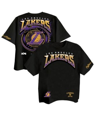 Two Hype - Men's Black Los Angeles Lakers Drip Dime Collection Premium T-Shirt