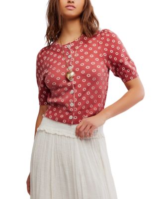 Free People - Women's Isla Short-Sleeve Cardigan
