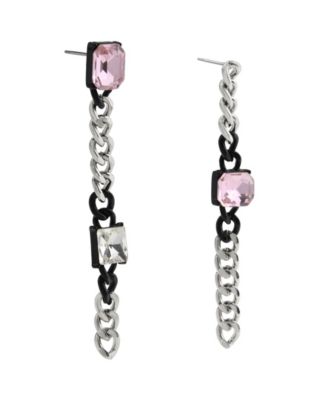 Faux Stone Punk Romance Stone Linear Earrings