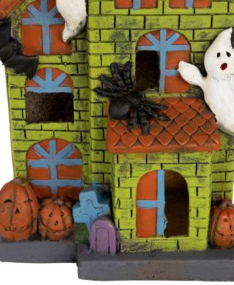 20" LED Lighted Ghostly Haunted House Halloween Decoration