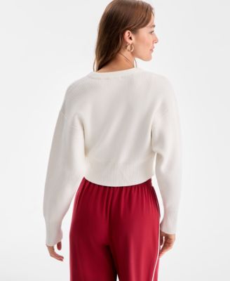 Women's Long-Sleeve Hardware Cardigan, Exclusively at Macy's